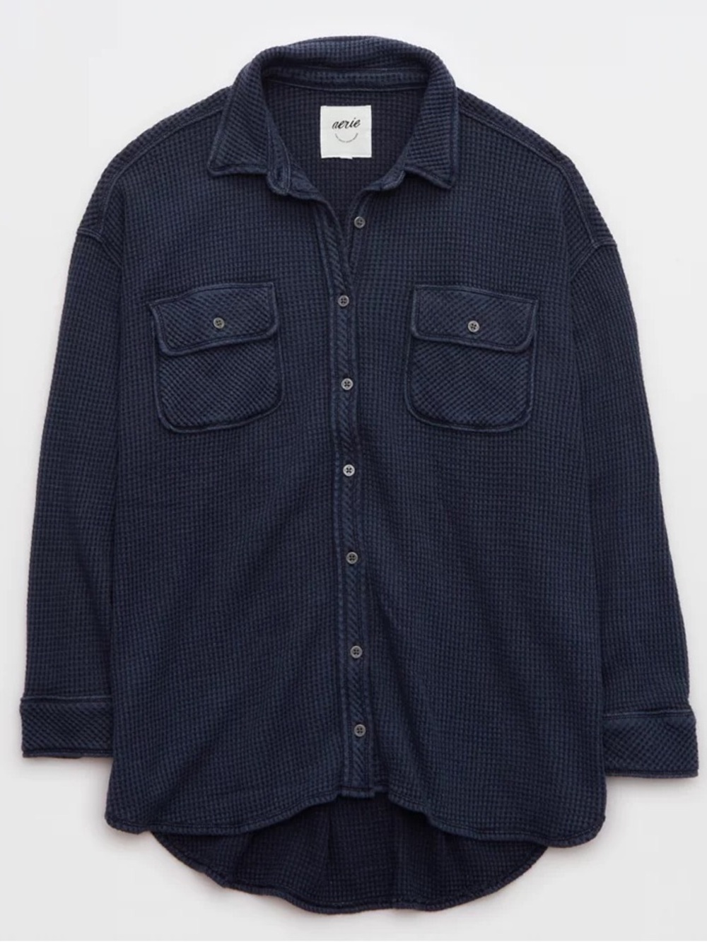 aerie Lumber Jane Waffle-Knit Shirt